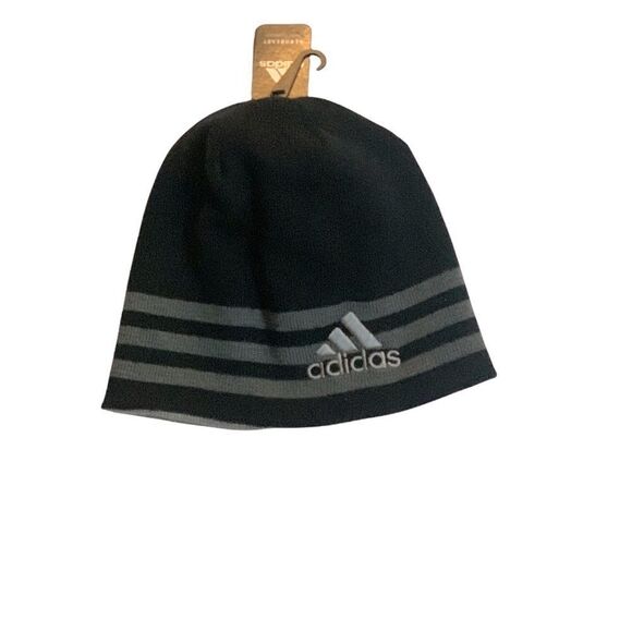 Adidas Men’s Aeroready Striped Knit Beanie - Picture 1 of 3